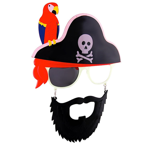 Pirate Captain Sunglasses with Beard | Sun-Staches